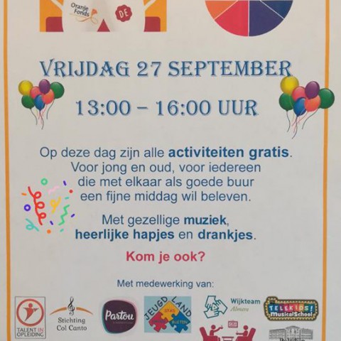 Vrijdag 27 oktober is het burendag