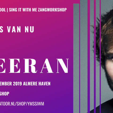 Voor iedereen die van zingen houdt | Zangworkshop Sing It With Me | Pop Icons van Nu | Ed Sheeran 
