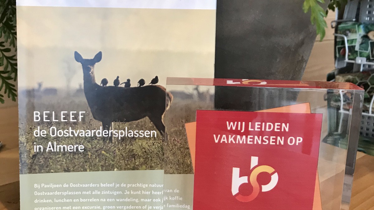 Paviljoen de Oostvaarders uit Almere wordt erkend horeca leerbedrijf 