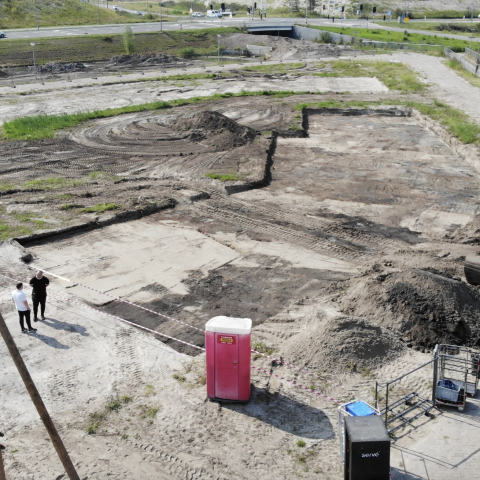 Start bouw De Vonderij Zandpoort gevierd achter de duinen