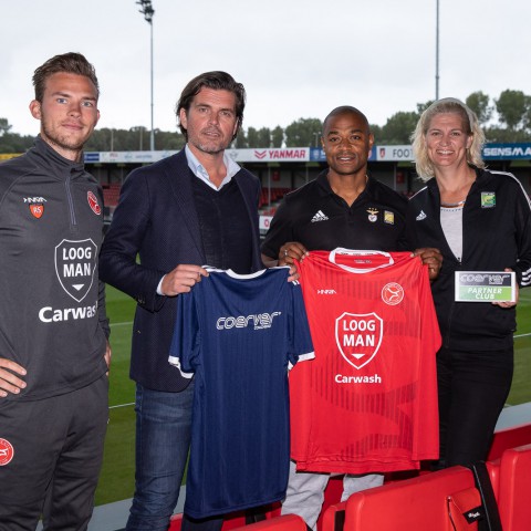 Almere City FC samen met Coerver Coaching in Masterclass