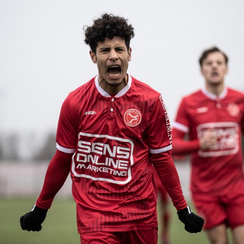 Jong Almere city speelt gelijk tegen VV Goes in heerlijke zaterdagmiddagpot: 4-4