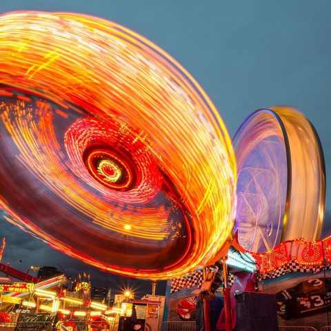 Laatste dag kermis Almere Buiten
