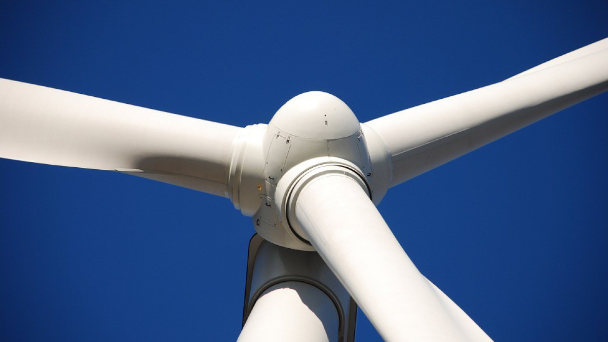 Symbolische opening nieuw windpark