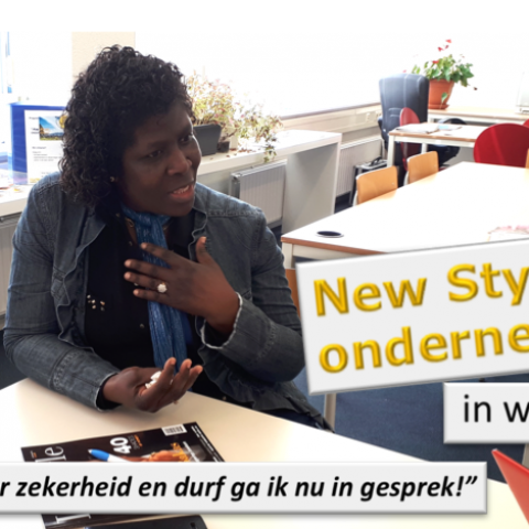 Vandaag Sandra Boldewijn (toekomstige New Style ondernemer) in the picture...