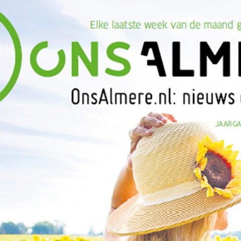 Een gratis artikel in de krant plaatsen? Dat kan bij Ons Almere!