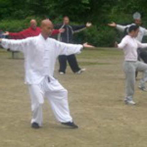 Taichi op zaterdag middag in Almere buiten