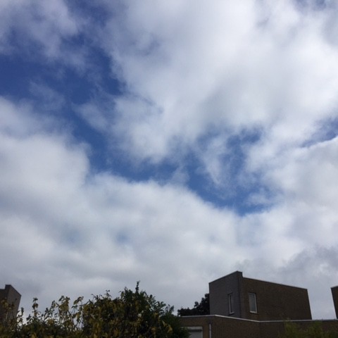 Wisselend bewolkt en overwegend droog.