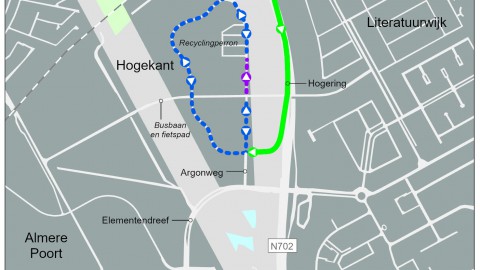 Afsluiting kruispunt Neonweg-Hogering (N702)