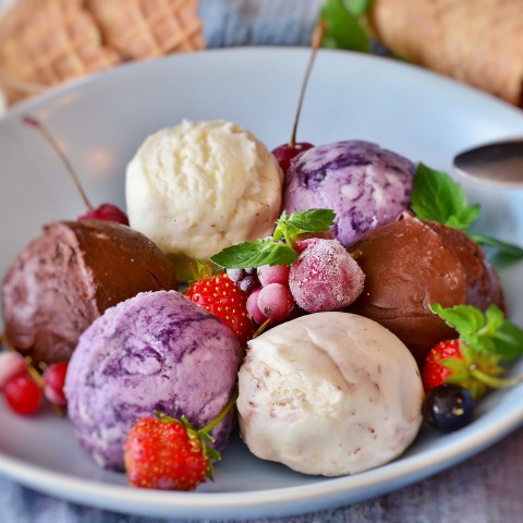 Homemade ice cream