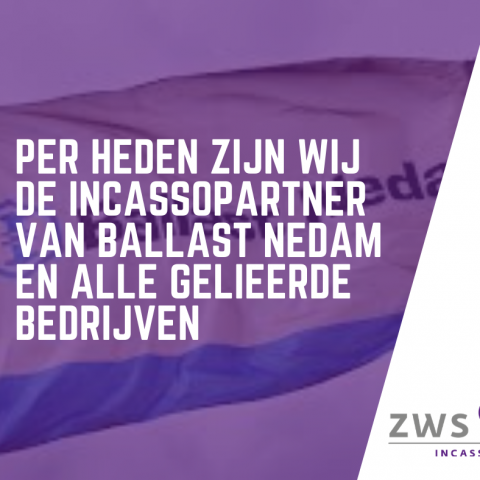ZWS Incasso per heden incassopartner van Ballast Nedam