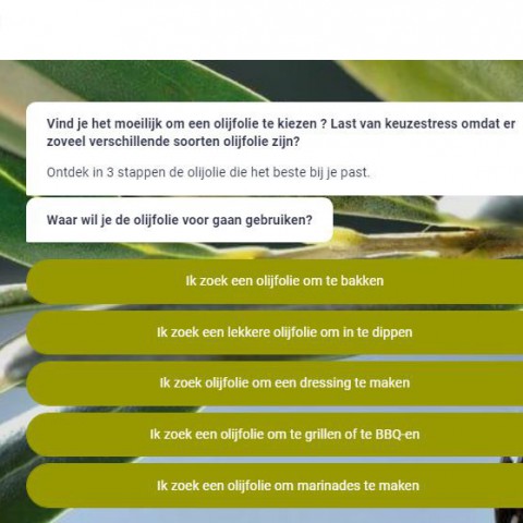 Olivioli introduceert het olijfolie kompas