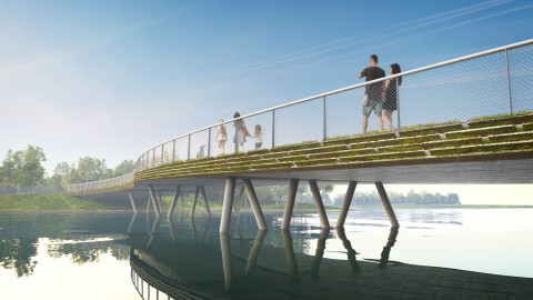 Almere krijgt twee vernieuwende bruggen op het Floriadeterrein