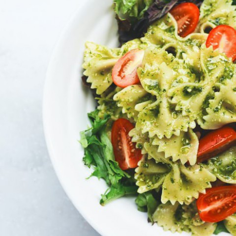 Vijf frisse pastasalades