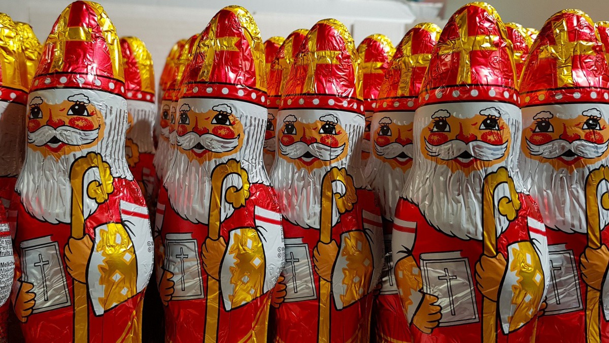 Sinterklaas aangekomen in Nederland