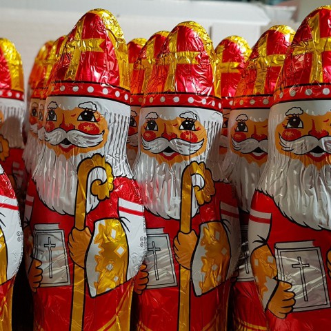 Sinterklaas aangekomen in Nederland
