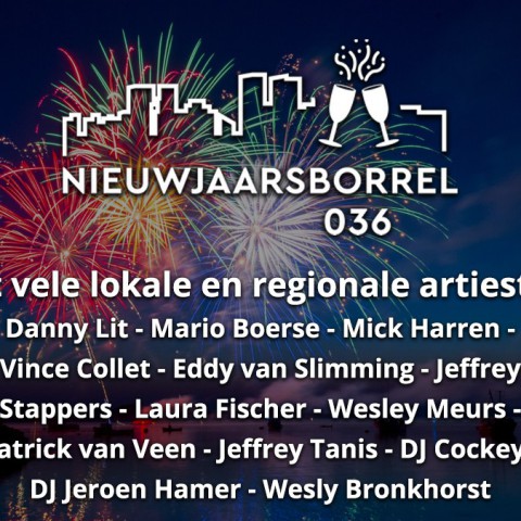 Spectaculaire online nieuwjaarsborrel met vele lokale en regionale artiesten