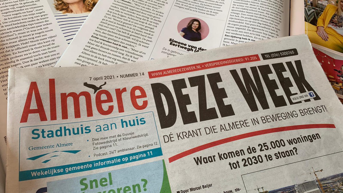 Journalist Almere Deze Week vervolgd wegens smaad