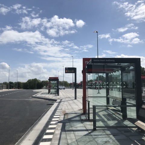 Zo gaat de overkapping van busstation 't Oor eruitzien