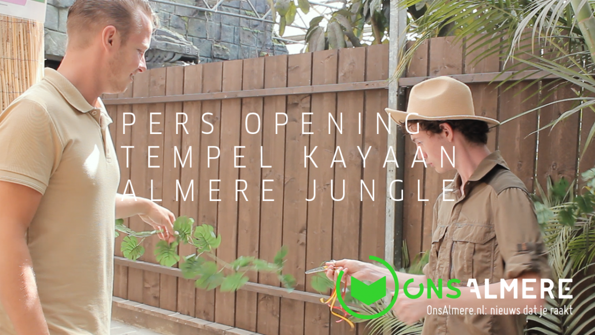Pers Opening Tempel Kayaan in Almere Jungle