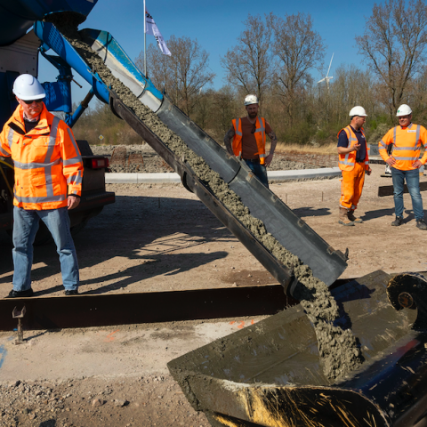 Eerste duurzame rotonde is start voor verdere verduurzaming Flevolandse wegen