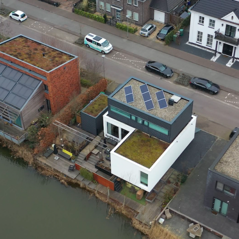 Groen op dak en gevel
