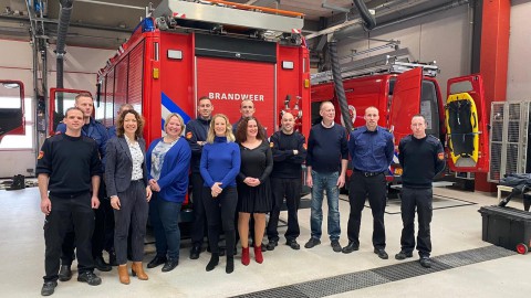D66 hartverwarmend ontvangen door Brandweer Almere