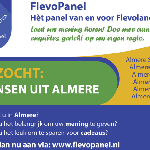 Doe mee met enquêtes gericht op Almere
