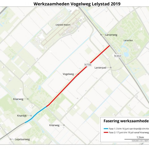 Inloop werkzaamheden Slingerweg (Zeewolde) en Vogelweg (Lelystad)