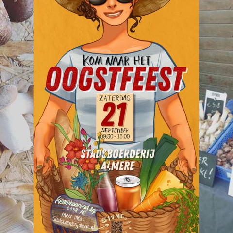 Upzwam staat op het Oogstfeest!